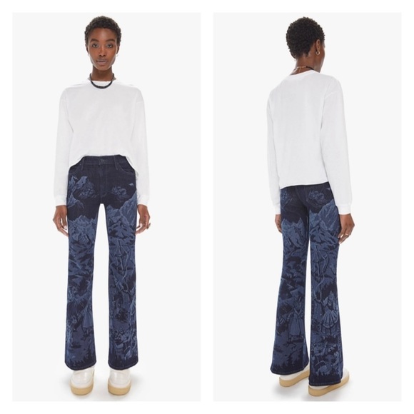 MOTHER Denim - Mother The Doozy Sneak Jeans In Swiss Alps Size 31